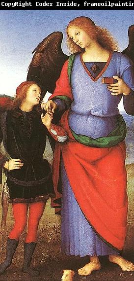 Pietro Perugino Tobias with the Angel Raphael